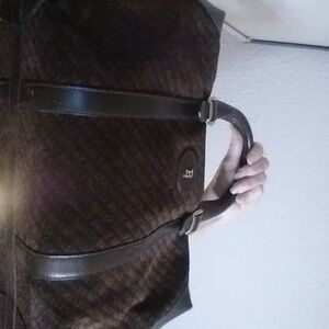 Bally brown leather satchel pre-owned condition